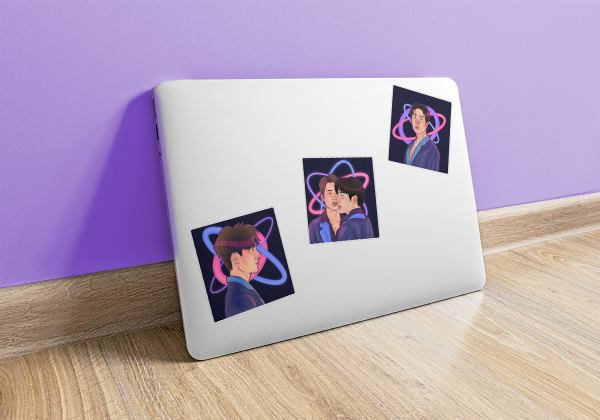 Earth Mix Space Sticker Set