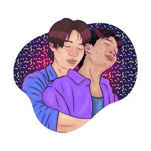 First Khao Hug Sticker