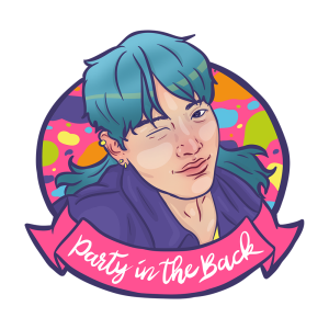Party in the Back Sticker