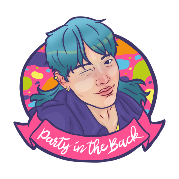 Party in the Back Sticker